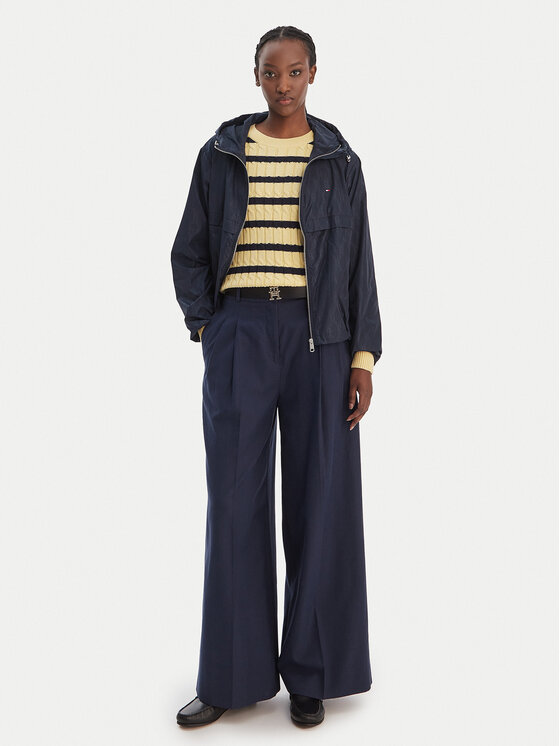 Tommy Hilfiger Tommy Hilfiger Prechodná bunda WW0WW48001 Tmavomodrá Regular Fit