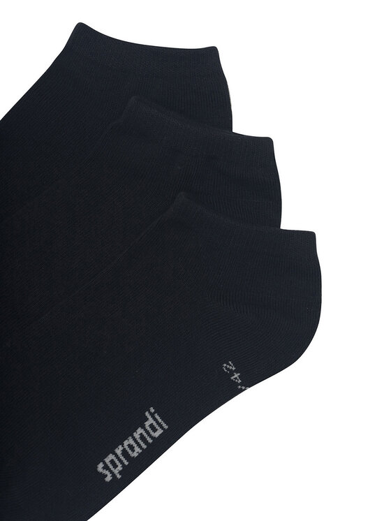 Sprandi Sprandi Súprava 3 párov členkových dámskych ponožiek 0WB-001-AW23 (3-pack) Čierna