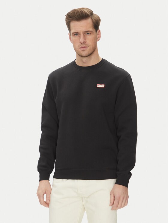 Hunter Hunter Felpa May HARM0058251 Nero Relaxed Fit