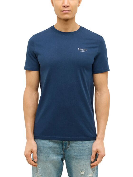 Mustang Mustang T-shirt Style Austin Blu Regular Fit