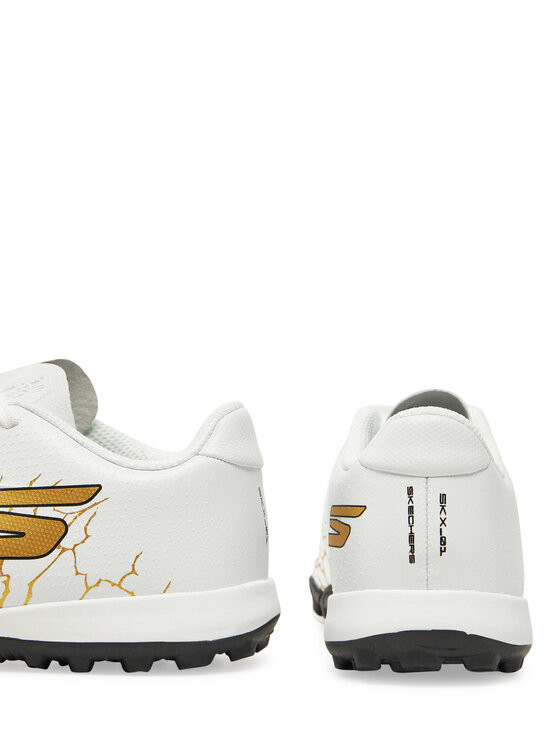 Skechers Skechers Ghete pentru fotbal SKX_1.5 Jr Youth TF 252063L/WBGD Alb