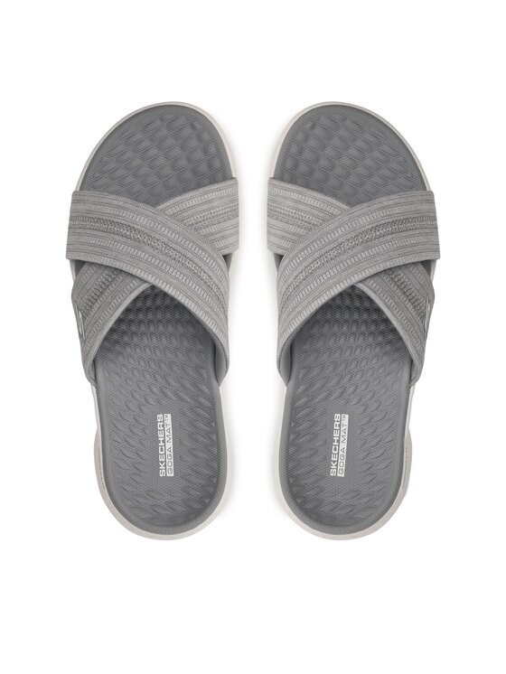 Skechers Skechers Şlapi Go Walk Flex Sandal-Impressed 141420/GRY Gri