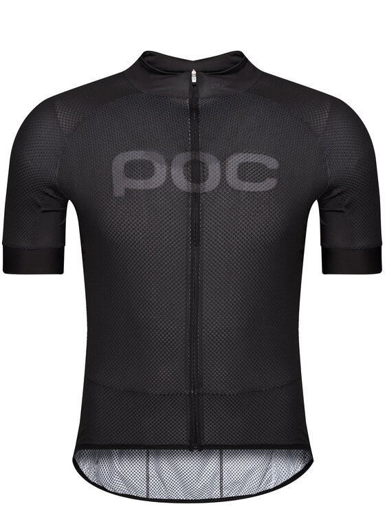 POC POC Cyklistické tričko Essential Road Logo 58131 Čierna Slim Fit