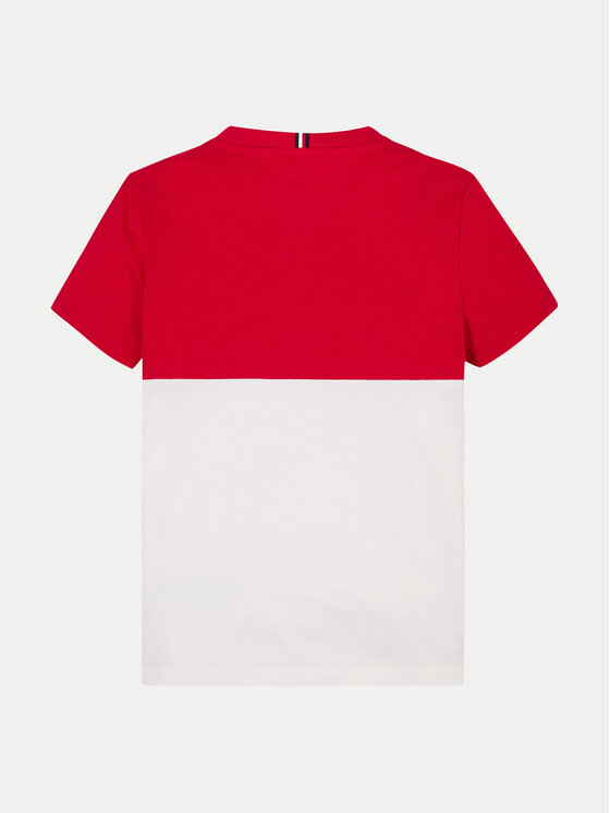 Tommy Hilfiger Tommy Hilfiger T-Shirt KB0KB09617 Czerwony Regular Fit