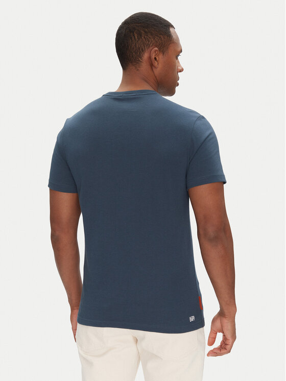 Lacoste Lacoste T-Shirt TH8725 Σκούρο μπλε Regular Fit