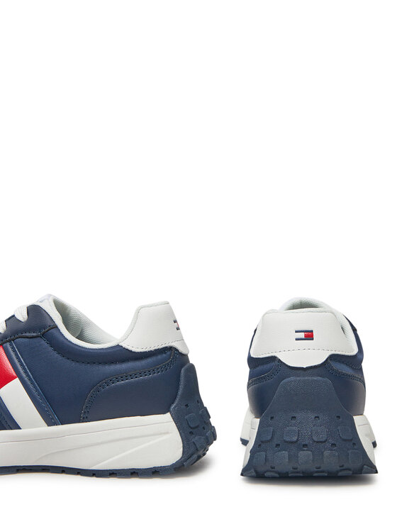 Tommy Hilfiger Tommy Hilfiger Снікерcи Flag Low Cut Lace-Up Sneaker T3X9-33877-1695 M Cиній