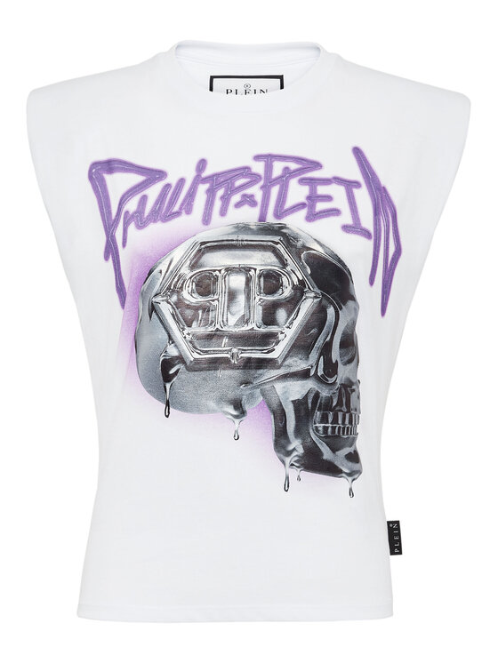 PHILIPP PLEIN PHILIPP PLEIN Smanicato 3105 Bianco Skin Tight Fit