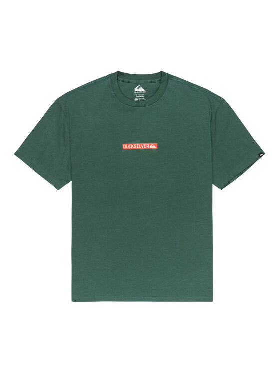 Quiksilver Quiksilver Tričko Dna Clicker EQYZT08207 Zelená Regular Fit