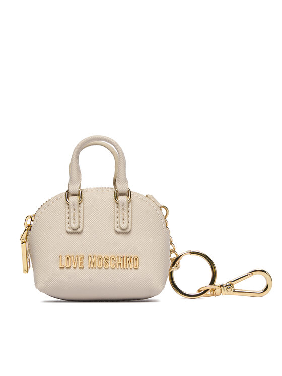 LOVE MOSCHINO LOVE MOSCHINO Pouzdro na klíče JC5412PP0NKZ0110 Écru
