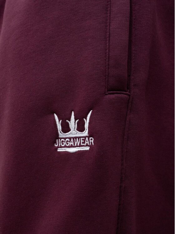 Jigga Wear Jigga Wear Spodnie dresowe 131671 Fioletowy Baggy Fit