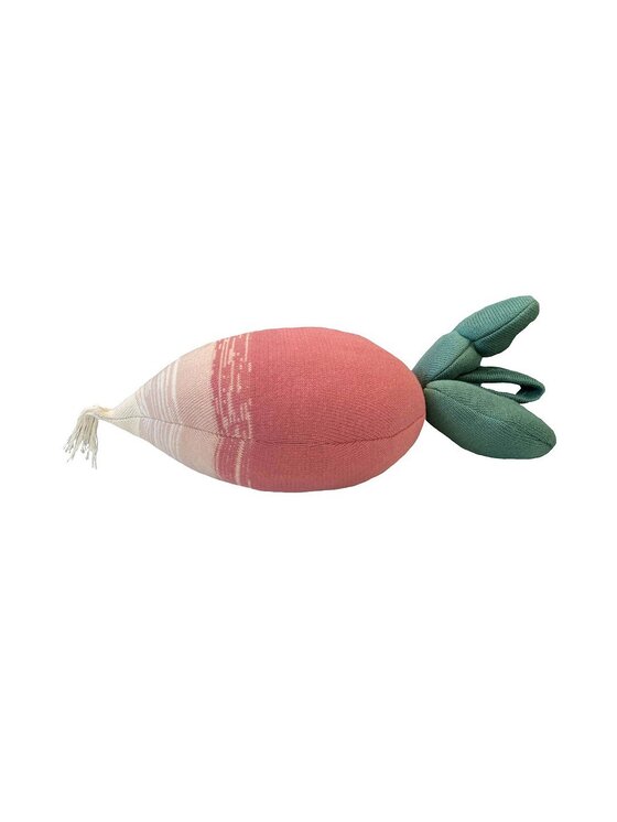 Lorena Canals Lorena Canals Poduszka dekoracyjna Poduszka rzodkiewka Ramona the Radish Kolorowy