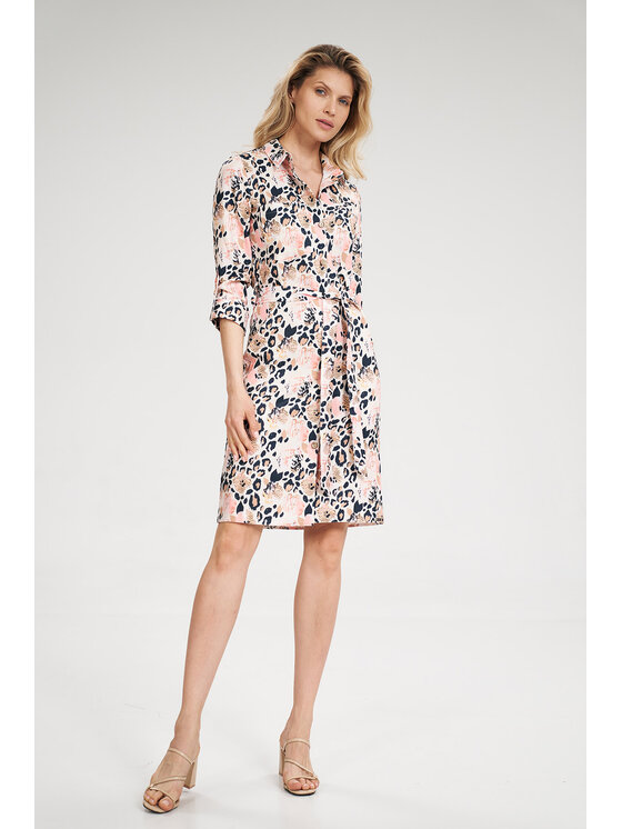 FIGL FIGL Šaty M701 Farebná Regular Fit