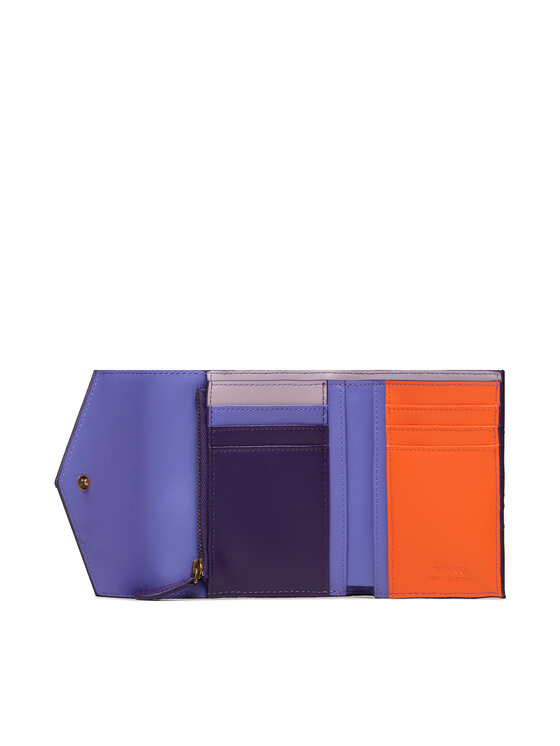 PINKO PINKO Portfel Compact Wallet M PE 23 PCPL 100881 A0GK Fioletowy