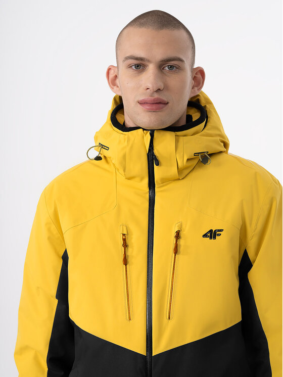 4F 4F Скиорско яке 4FAW23TTJAM284 Жълт Regular Fit