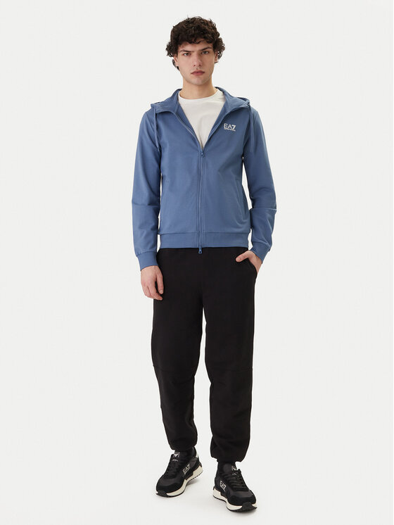 EA7 Emporio Armani EA7 Emporio Armani Mikina 8NPM33 PJVRZ UB064 Modrá Regular Fit