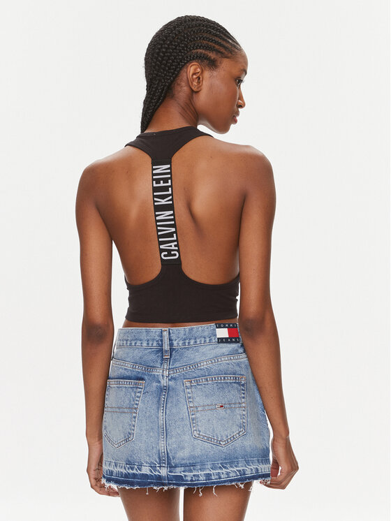 Calvin Klein Swimwear Calvin Klein Swimwear Top KW0KW02481 Negru Slim Fit