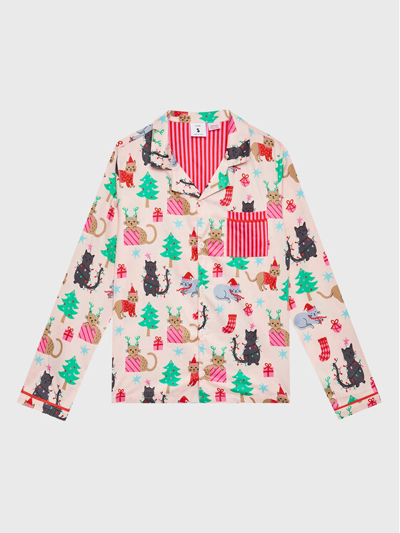 Cotton On Cotton On Pižama Unisex 7342253 Roza Regular Fit