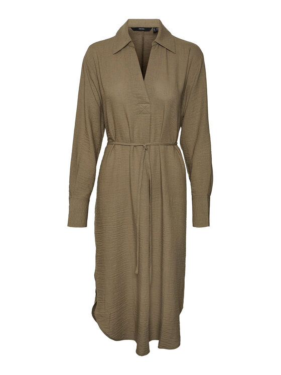 Vero Moda Vero Moda Vsakodnevna obleka Chris 10292485 Zelena Regular Fit