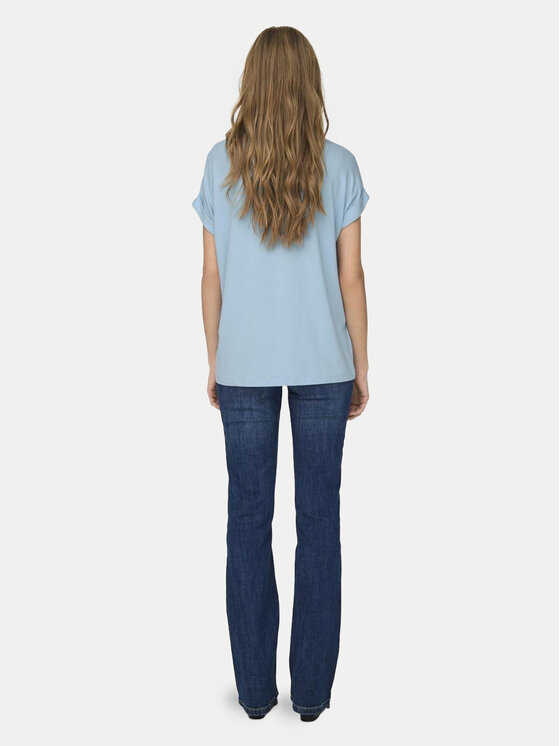ONLY ONLY T-Shirt Moster 15106662 Błękitny Regular Fit