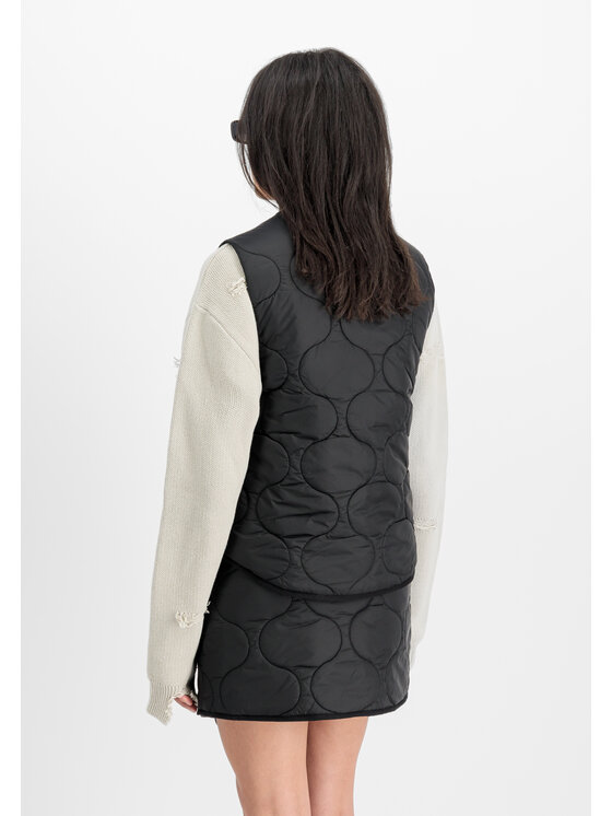 Alpha Industries Alpha Industries Kamizelka ALS Gilet Vest Women Czarny Regular Fit