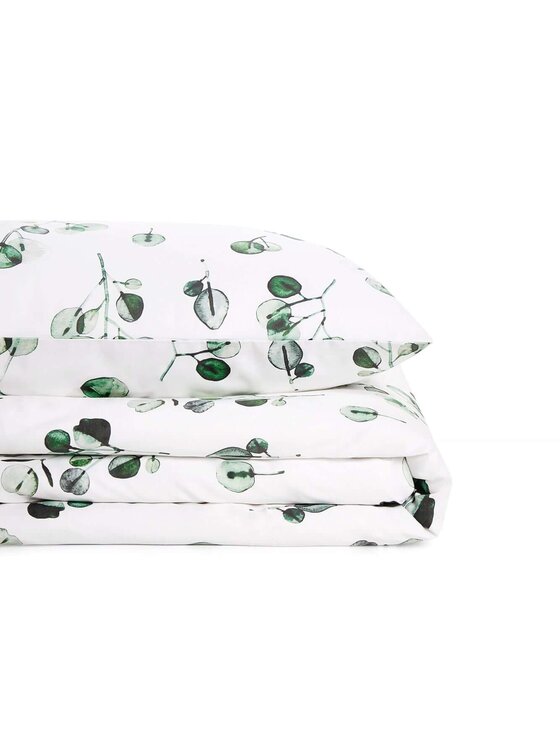 White pocket White pocket Komplet pościeli we wzory Biały