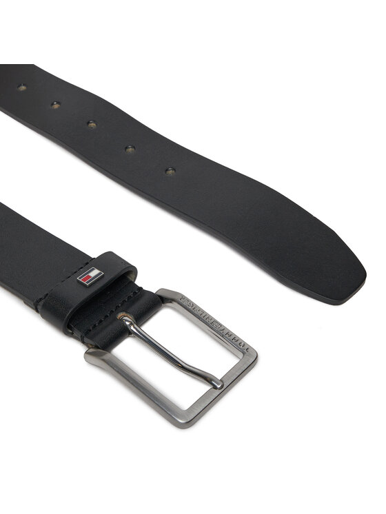 Tommy Hilfiger Tommy Hilfiger Ζώνη Ανδρική Oliver 3.5 Ext AM0AM12048 Μαύρο
