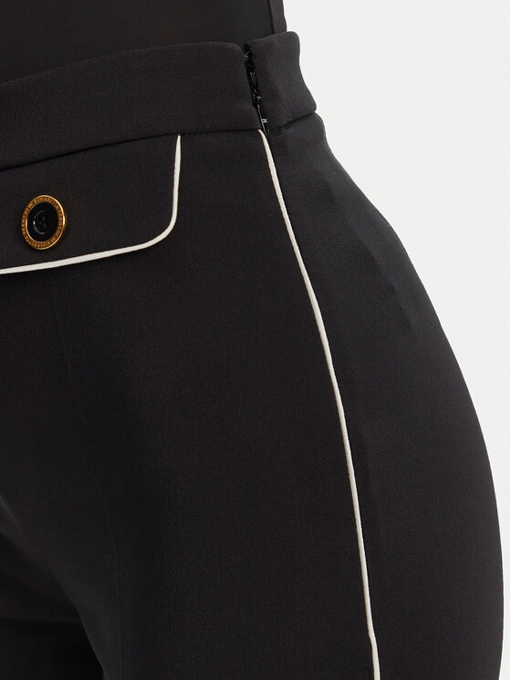 Elisabetta Franchi Elisabetta Franchi Pantaloni din material PA-T71-51E2 Negru Regular Fit