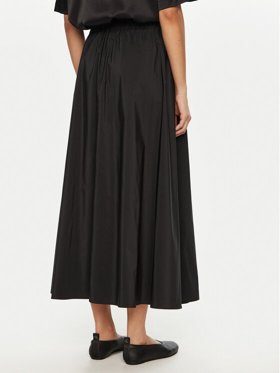 Weekend Max Mara Weekend Max Mara Gonna a trapezio Curvato 2515101011 Nero Regular Fit