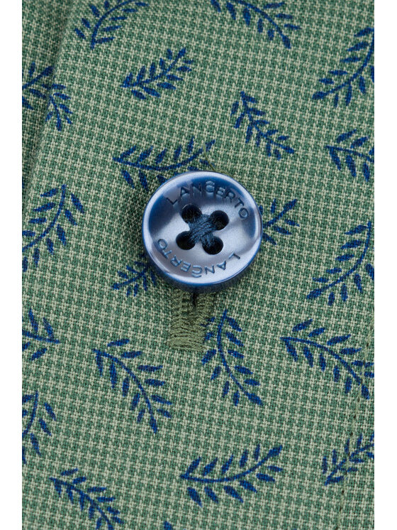Lancerto Lancerto Koszula Aloha Zielony Slim Fit