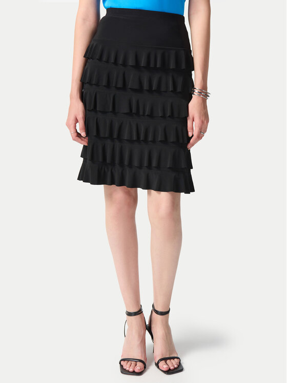 Joseph Ribkoff Fustă mini 242044 Negru Regular Fit