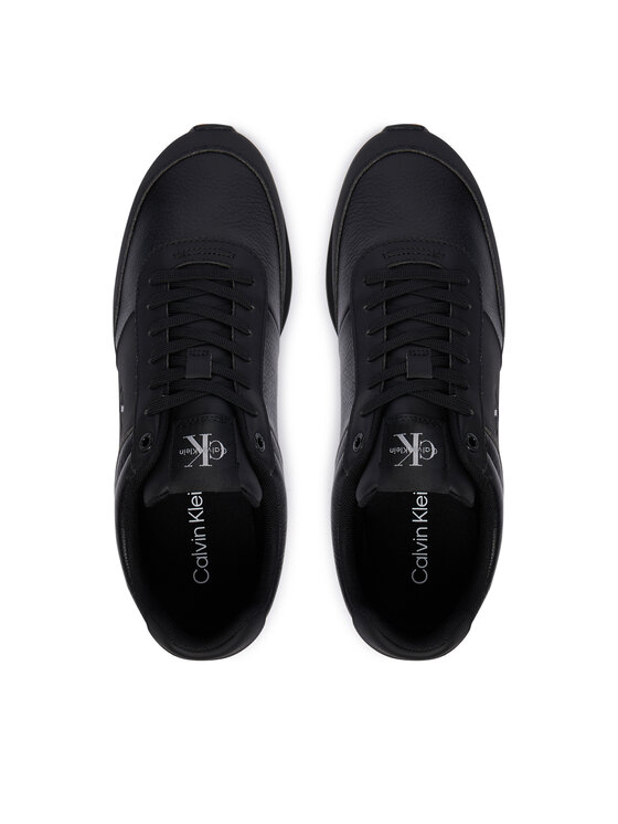 Calvin Klein Calvin Klein Sneakers Retro Run Lace Band Tmb Lth Mix HM0HM02447 Nero