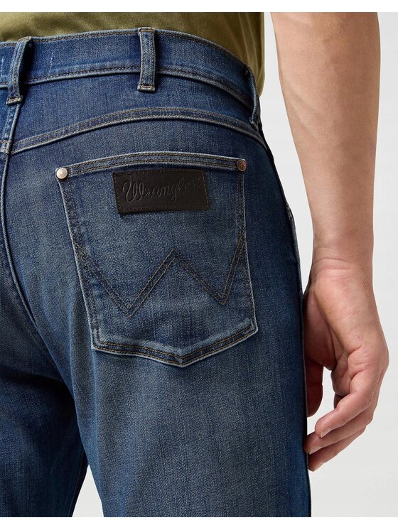 Wrangler Wrangler Jeansy LARSTON Niebieski Slim Fit
