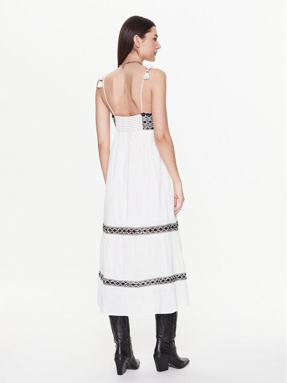 Pepe Jeans Pepe Jeans Ежедневна рокля Ariel PL953230 Екрю Regular Fit