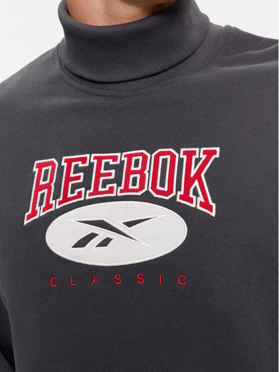 Reebok Reebok Суитшърт Archive Essentials IL8799 Сив Regular Fit