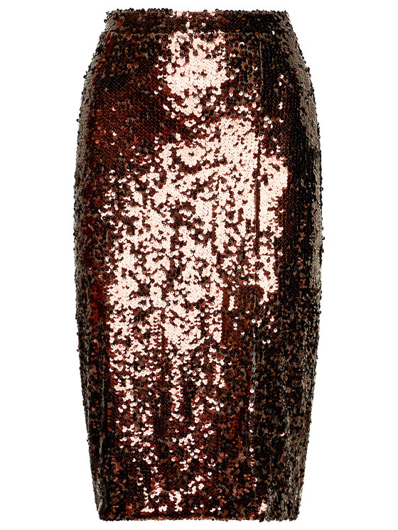 Marella Marella Midi sukně Negus 37760108 Hnědá Slim Fit