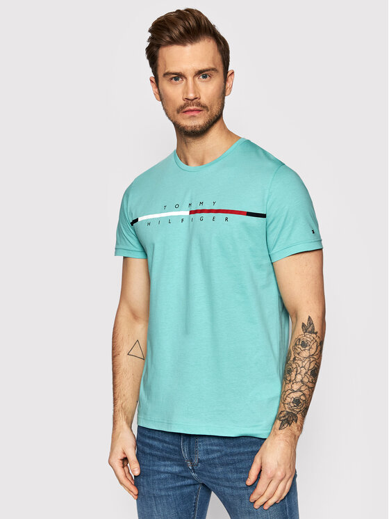 Tommy hilfiger corp split tee online