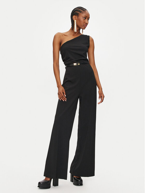Black slim fit jumpsuit new arrivals