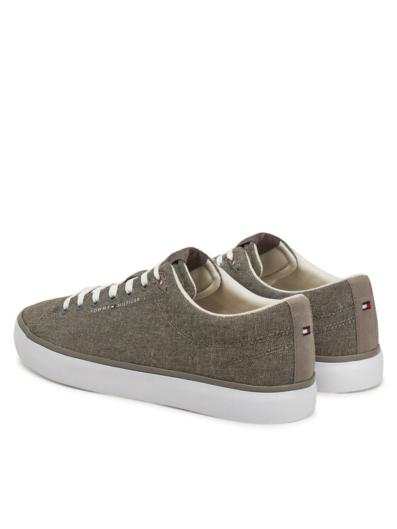Tommy Hilfiger Tommy Hilfiger Гуменки Th Hi Vulc Low Core Chambray FM0FM05389 Сив