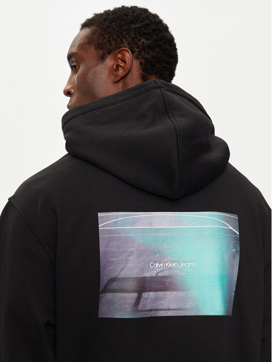 Calvin Klein Jeans Calvin Klein Jeans Μπλούζα Basketball J30J326878 Μαύρο Regular Fit