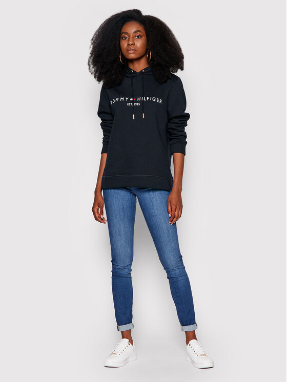 Tommy Hilfiger Tommy Hilfiger Світшот Heritage WW0WW31998 Cиній Regular Fit