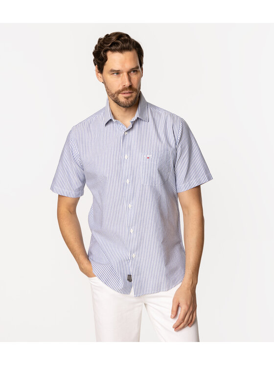 Lee Cooper Lee Cooper Koszula WINDSOR2 PL37 Niebieski Slim Fit