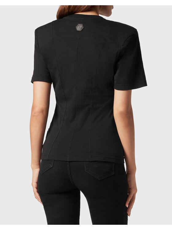 PHILIPP PLEIN PHILIPP PLEIN Tričko 2305 Čierna Regular Fit