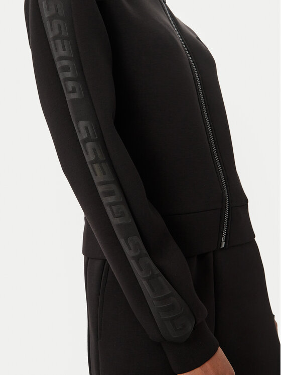 Guess Guess Majica dugih rukava Allie V2YQ17 K7UW2 Crna Regular Fit