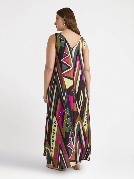 Fiorella Rubino Fiorella Rubino Sukienka wieczorowa 7000L001164N0Z2 Zielony A-Line Fit