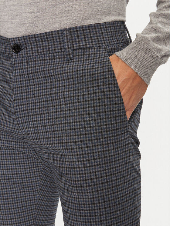 Liu Jo Liu Jo Stoffhose QF4243 T2678 Dunkelblau Regular Fit