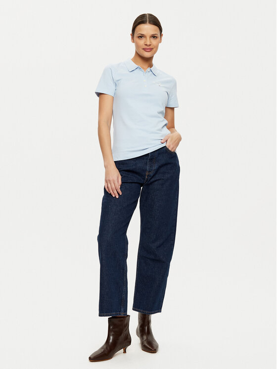 Tommy Hilfiger Tommy Hilfiger Polo WW0WW43930 Γαλάζιο Slim Fit