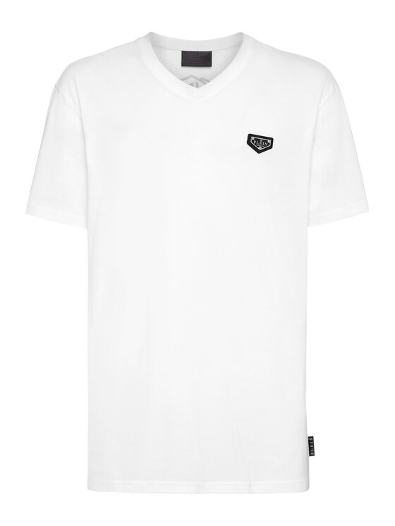PHILIPP PLEIN PHILIPP PLEIN T-Shirt 6633 Biały Regular Fit