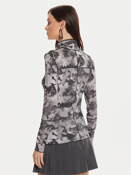 Karen by Simonsen Karen by Simonsen Блузка Rosalina 10105099 Сірий Slim Fit