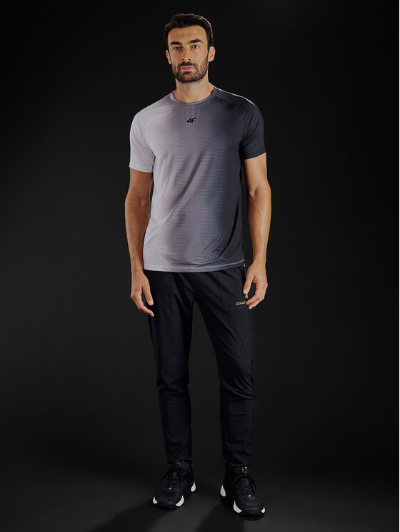 4F 4F Koszulka techniczna GOLDEN WARRIOR Czarny Regular Fit