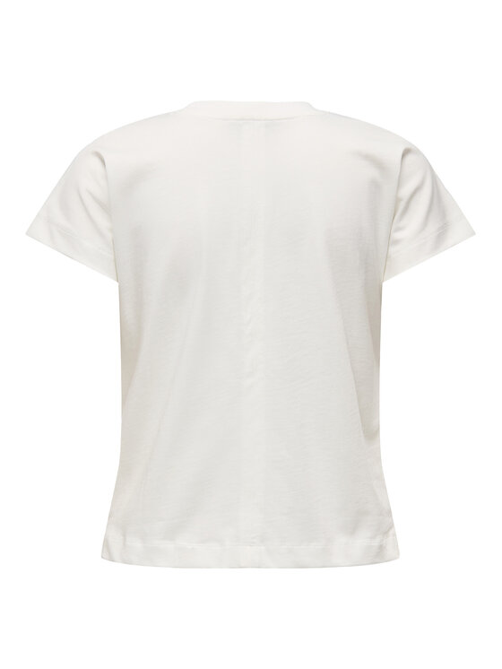 ONLY ONLY Tricou Erica 15308926 Alb Oversize